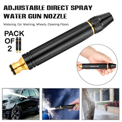 Pack of 2 Multi-Functional High-Pressure Metal Water Spray Nozzles